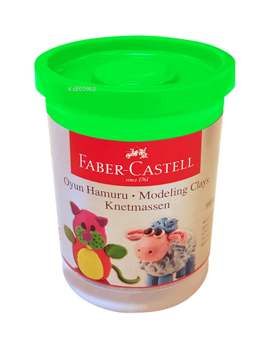  Faber Castell Oyun Hamuru (Tekli) (Florasan Yeşil) (110 Gr) (3+) | Faber Castell Oyun Hamuru (Tekli) (Florasan Yeşil) (110 Gr) (3+) | Faber Castell | 8681241056951 