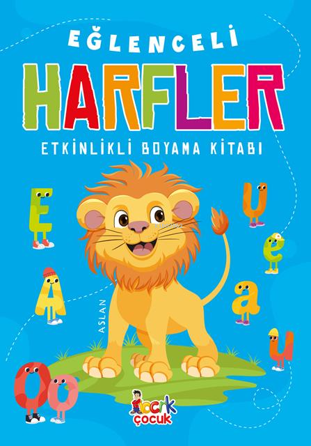 Eğlenceli Harfler (Etkinlikli Boyama Kitabı)