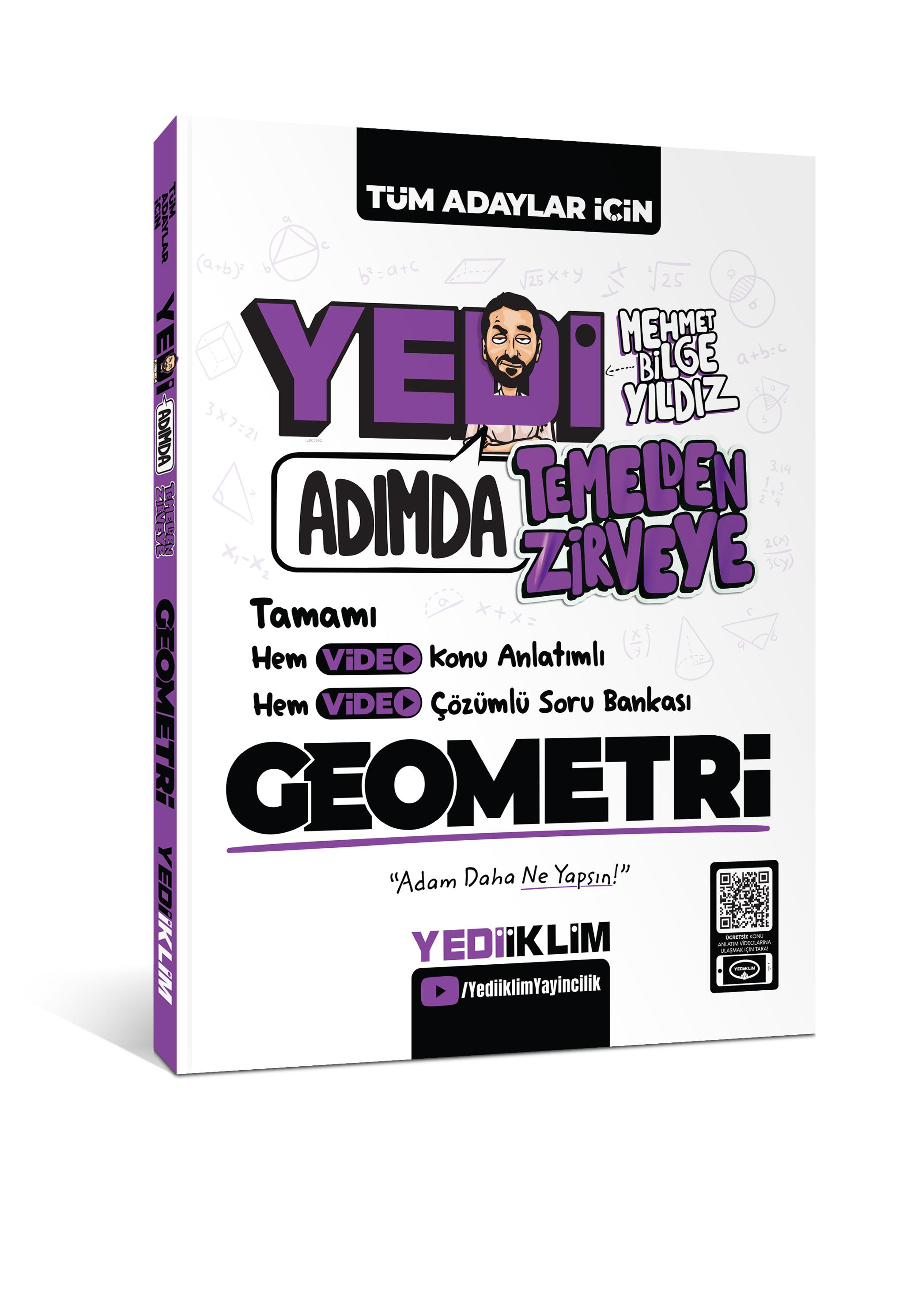 Yedi Adımda Temelden Zirveye Geometri Video ;Konu Anlatımlı Video Çözümlü Soru Bankası