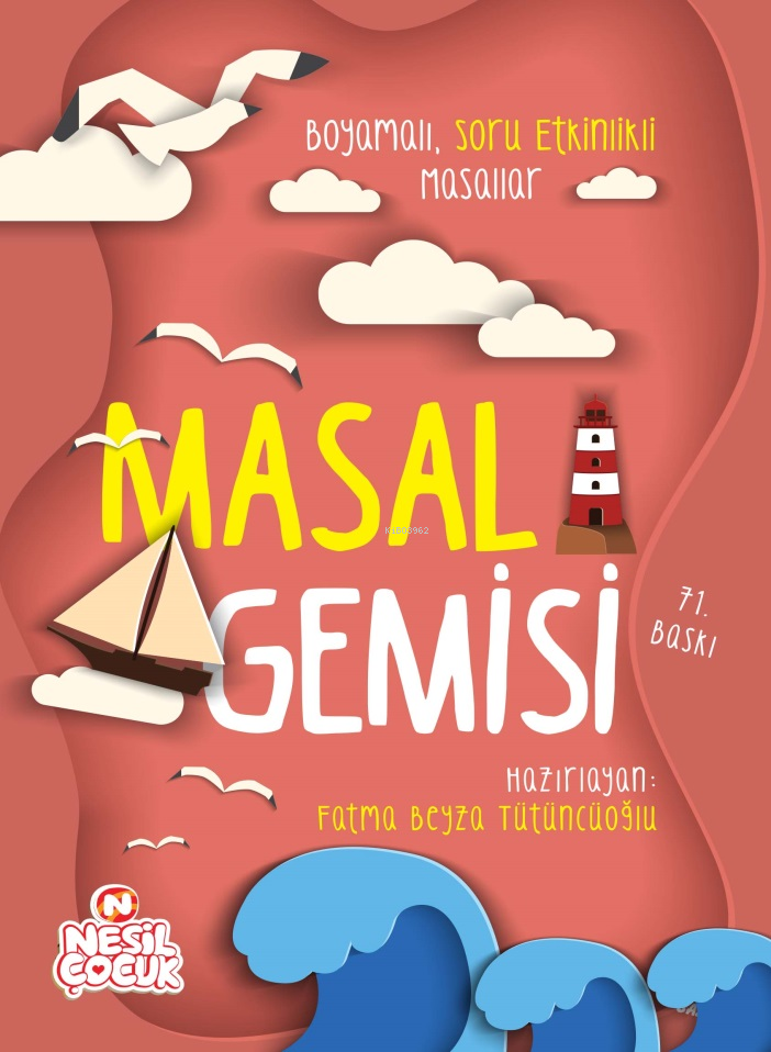 Masal Gemisi; Boyamalı Soru Etkinlikli Masallar (kalem Hediyeli)
