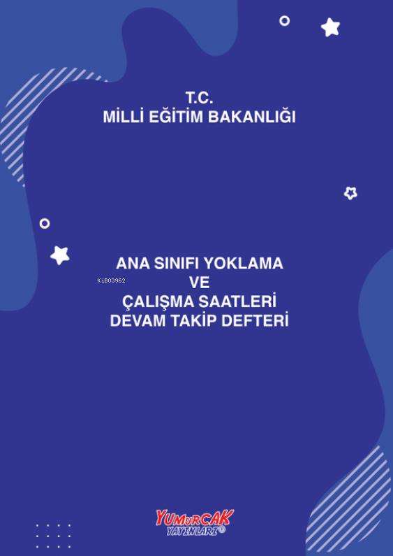  Ana Sınıfı Yoklama Defteri | Yumurcak Yayınları | 8681149050037 | 