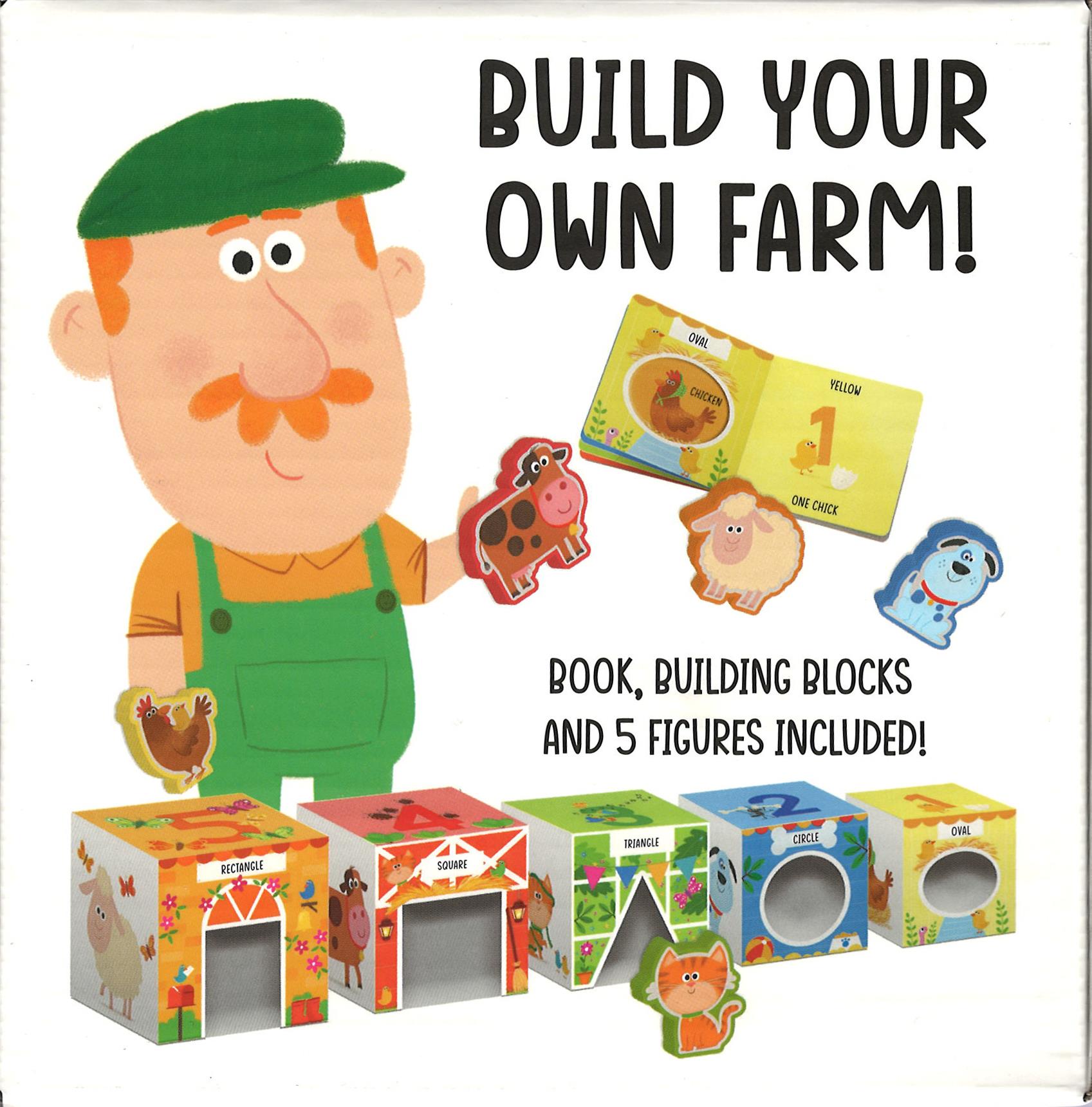 Book and Building Blocks: Farm