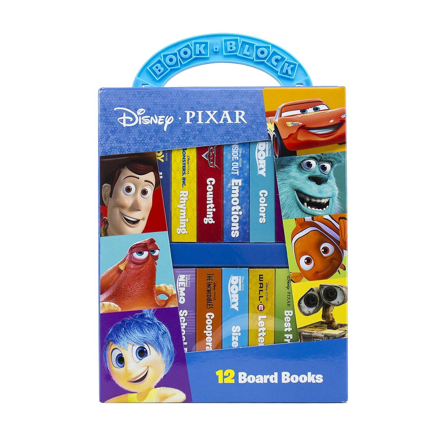 Disney: My First Library 12 Board Book Set- Toy Story, Cars, Finding Nemo, and More!