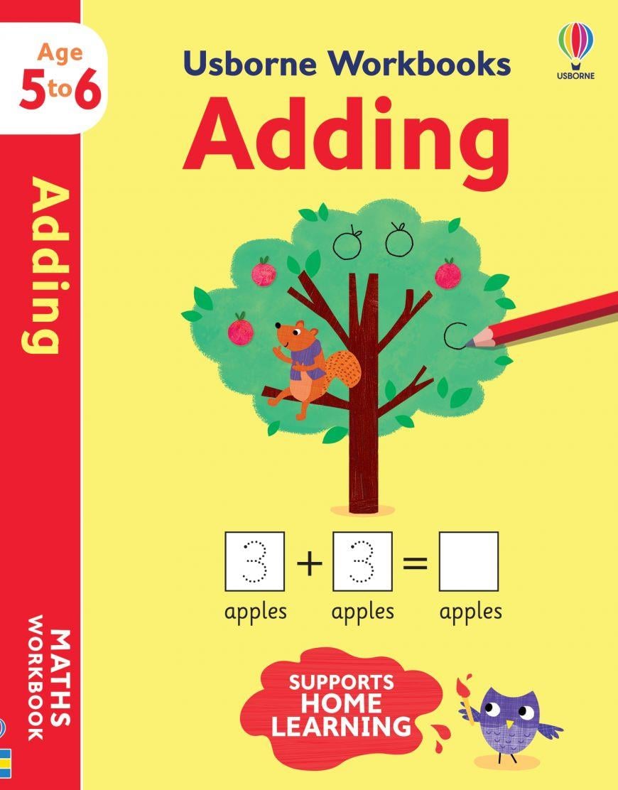 Usborne Workbooks: Adding 5-6