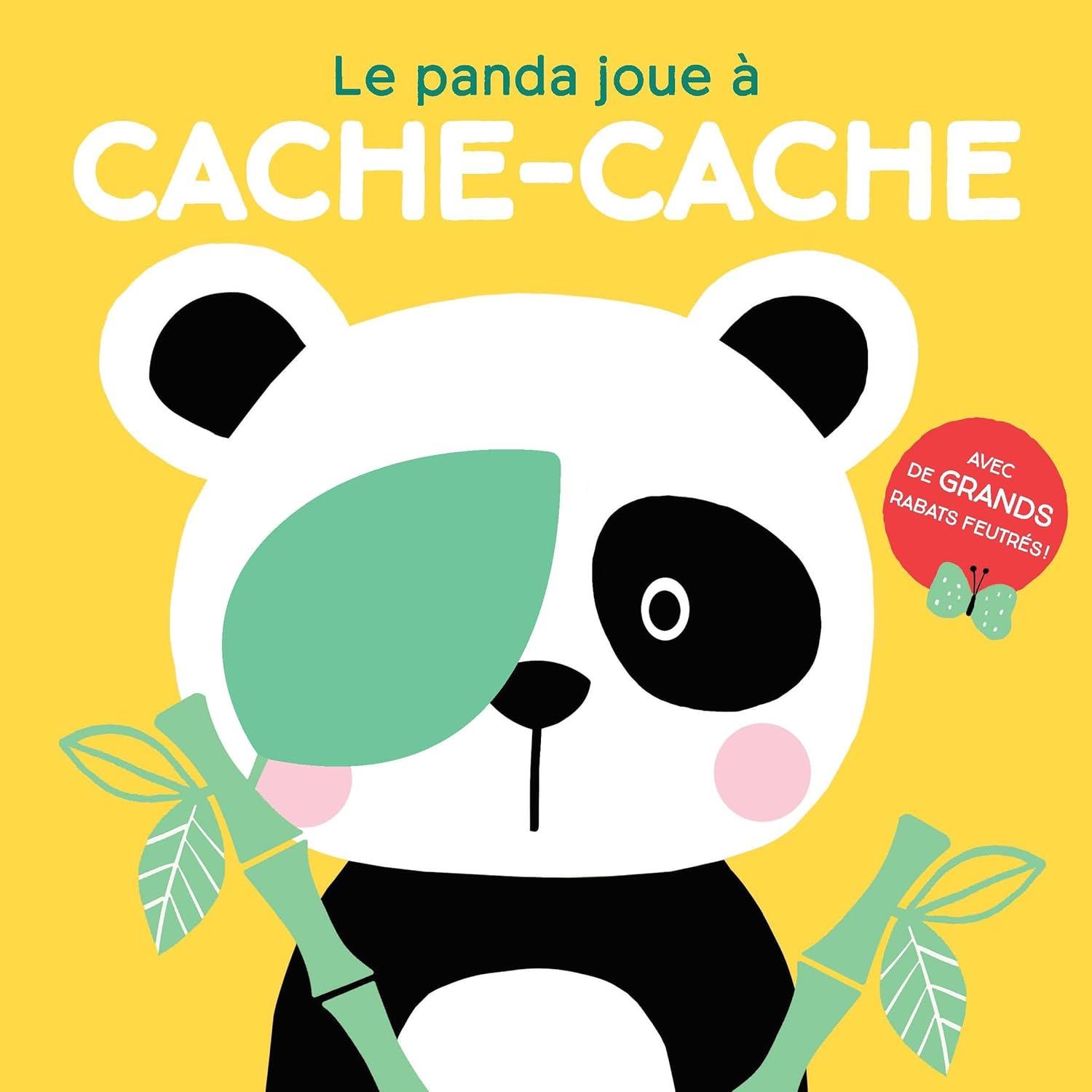 Le panda joue à cache-cache