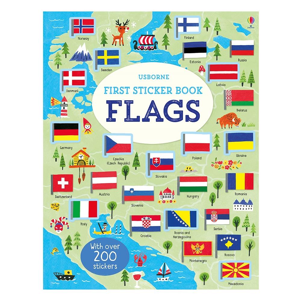 First Sticker Book: Flags