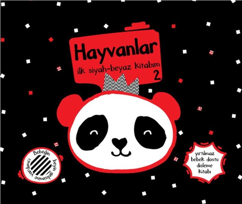 Yırtılmaz Kitap: Hayvanlar 2 İlk Siyah-Beyaz Kitabım