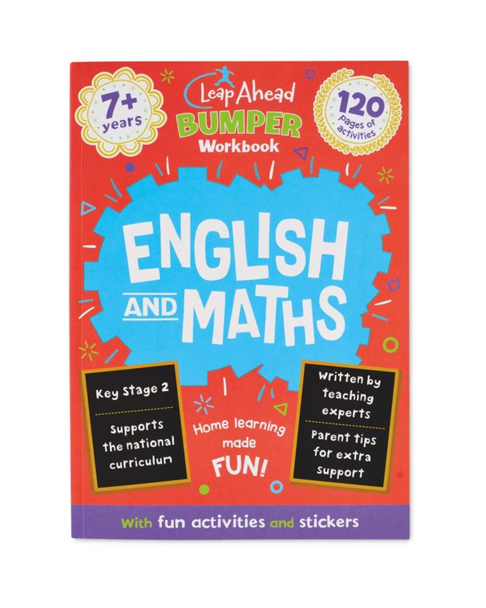 Leap Ahead Bumper Workbook: English and Maths (7+)