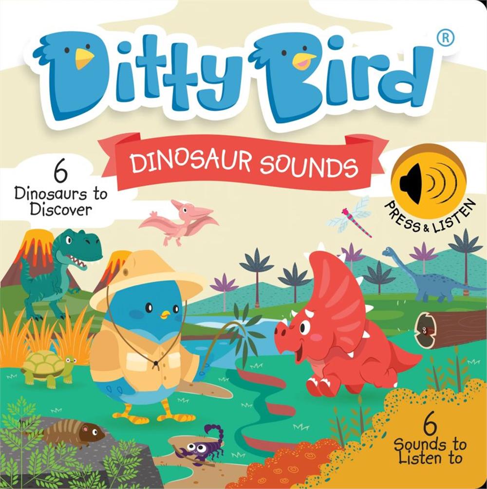  Ditty Bird Dinosaur Sounds | Ditty Bird | Mema Publishing | 9780648268598 | 