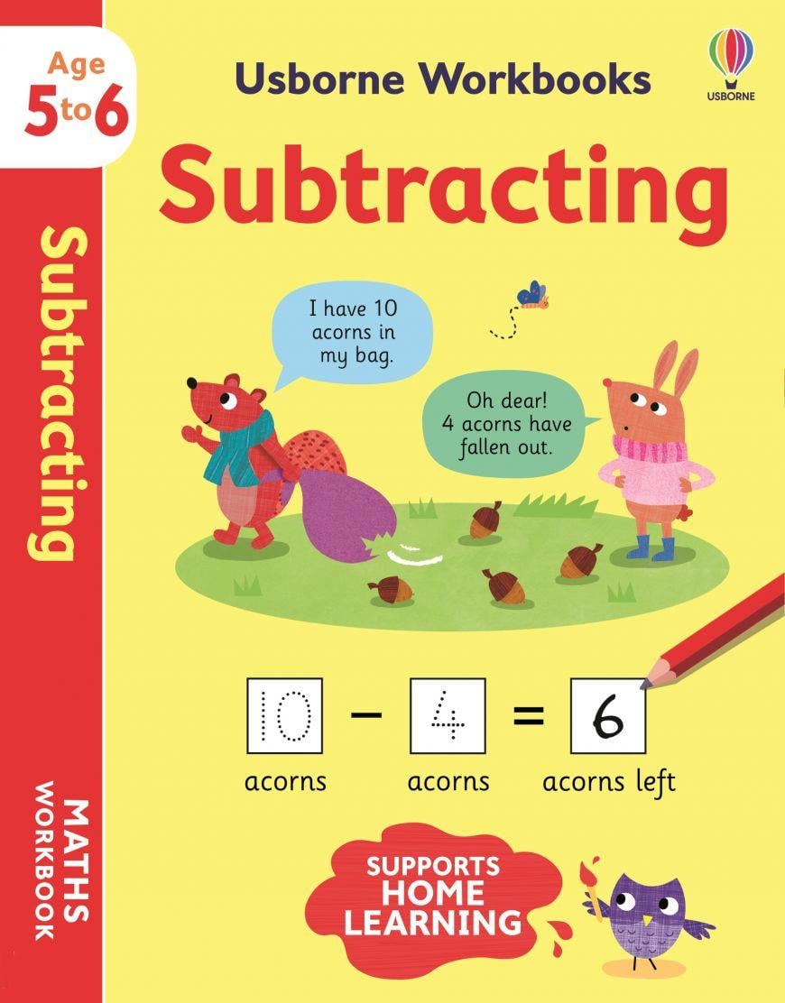 Usborne Workbooks: Subtracting 5-6