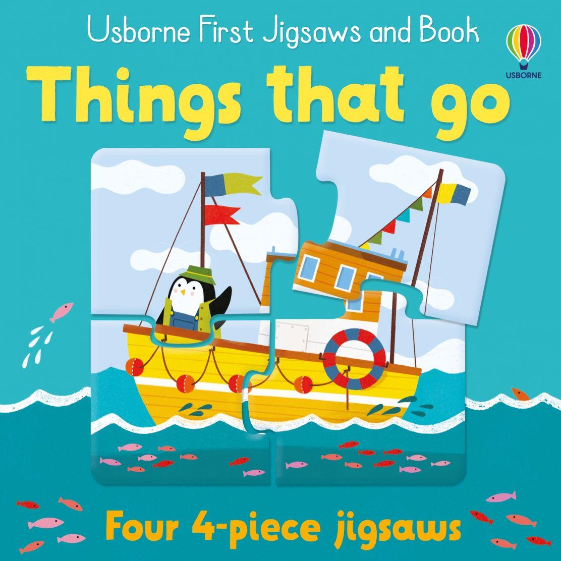 First Jigsaws And Book: Things That Go