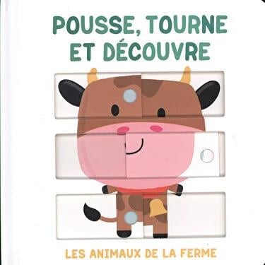  Pousse tourne et découvre Les animaux de la ferme | Yoyo Kollektif | Yoyo Books | 9789463605069 | 