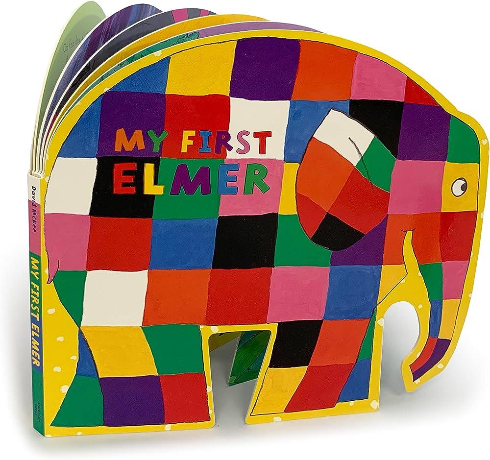 My First Elmer (Shaped Board Book)