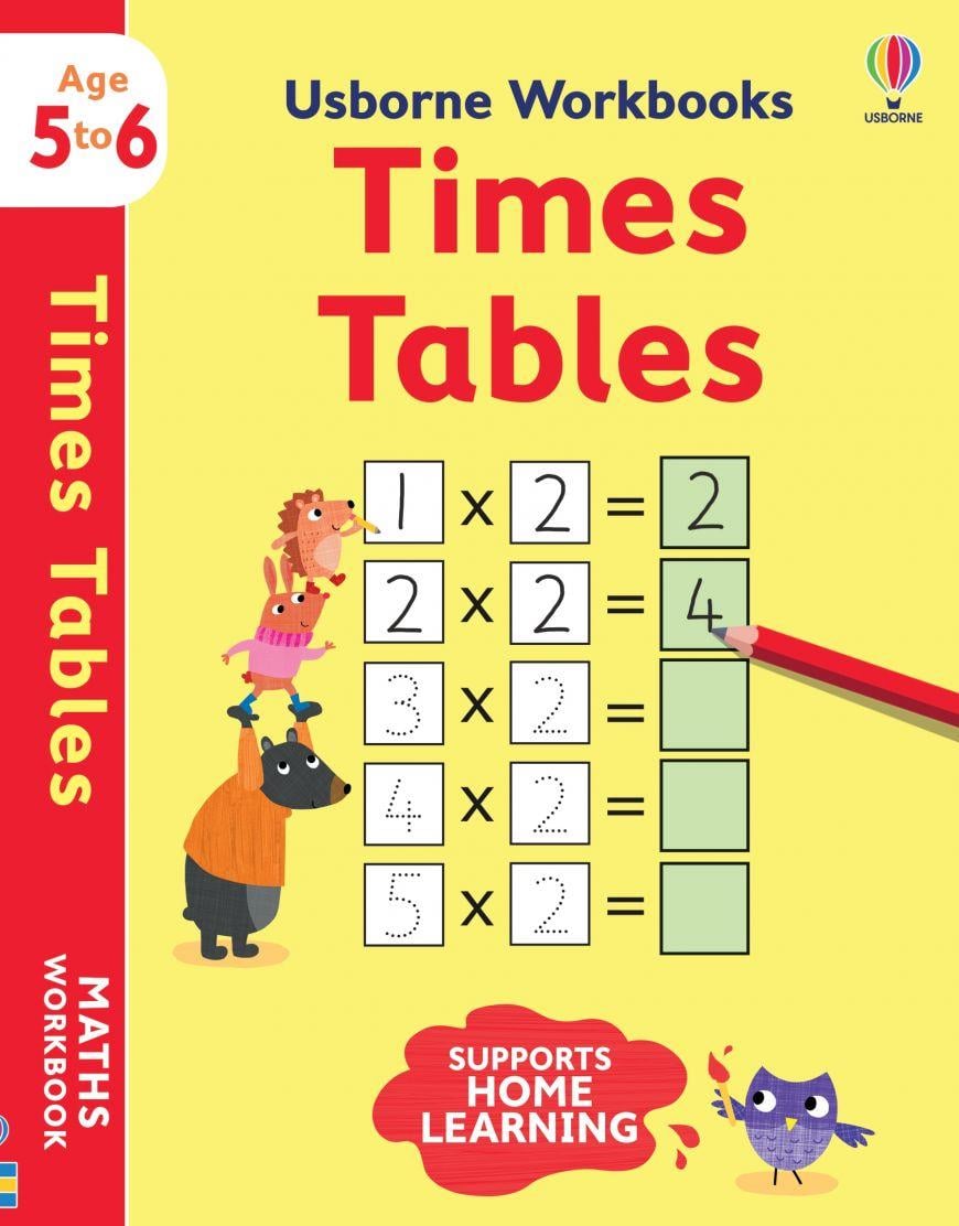 Usborne Workbooks: Times tables 5-6