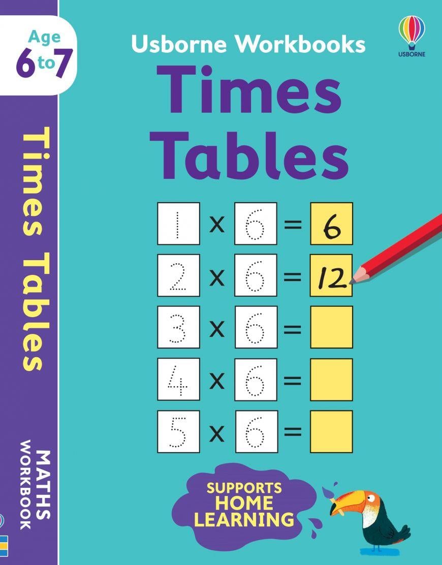 Usborne Workbooks: Times Tables 6-7