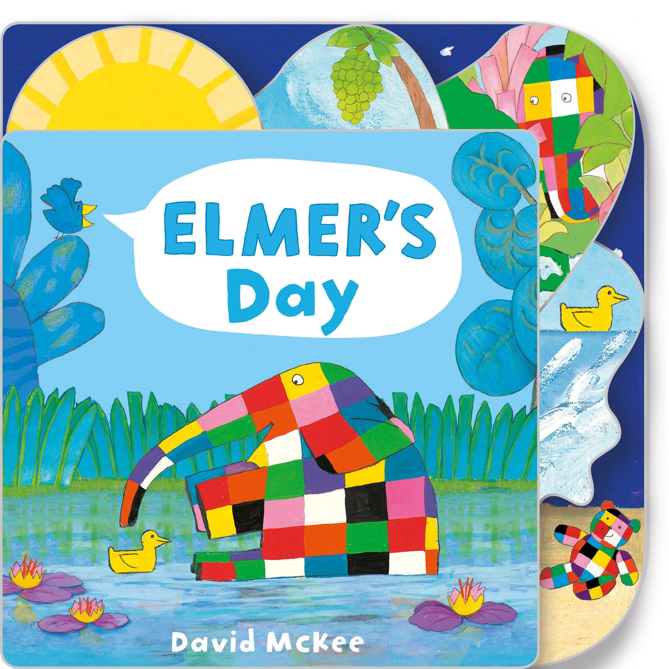 Elmer's Day (Tabbed Board Book)