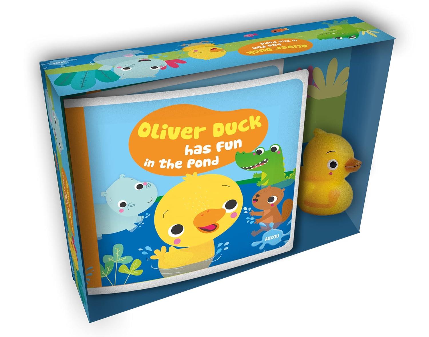 My First Bath Book & Toy: Oliver Duck Has Fun in the Pond