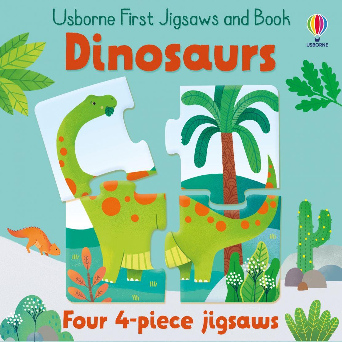 First Jigsaws And Book: Dinosaurs