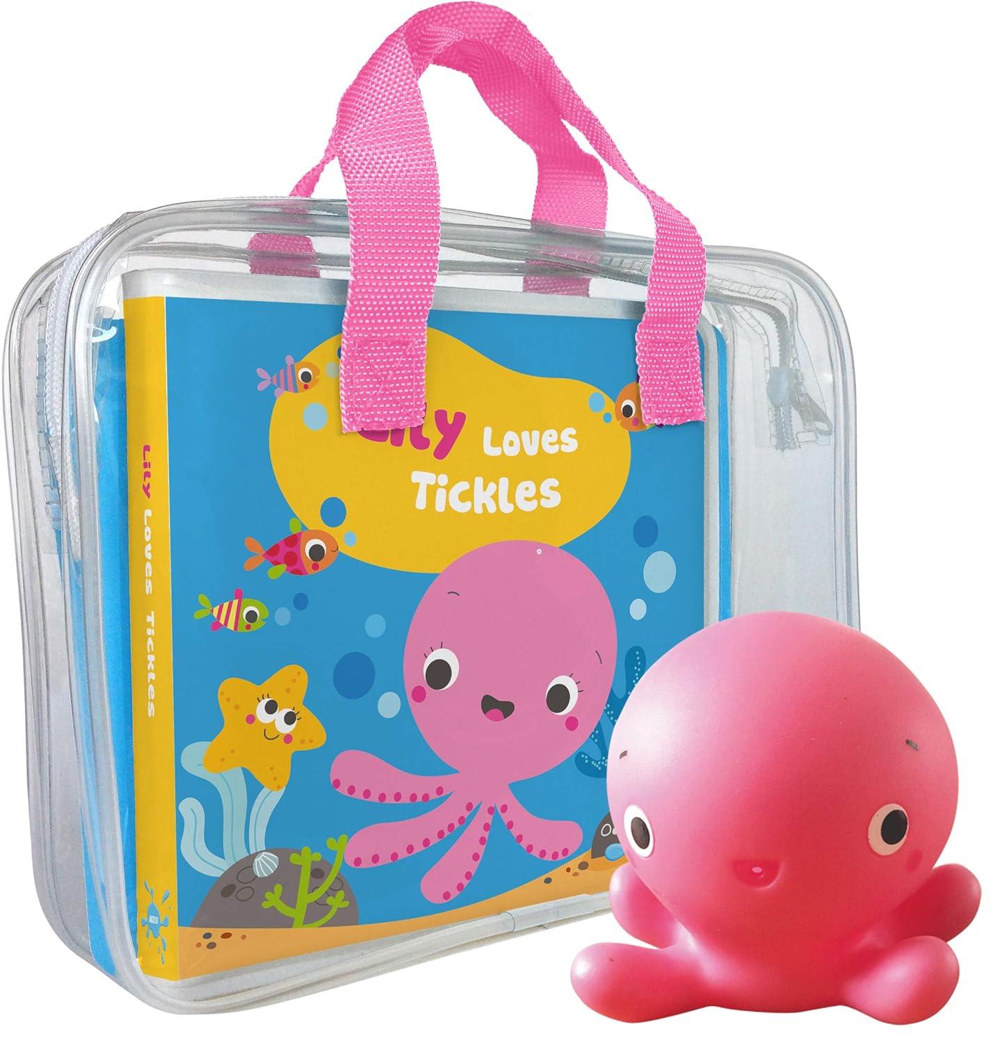 My First Bath Book & Toy: Lily Loves Tickles