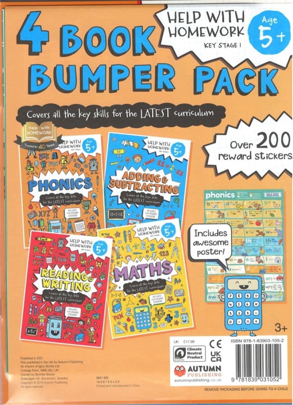 Help With Homework: 4 Book Bumper Pack (5+)