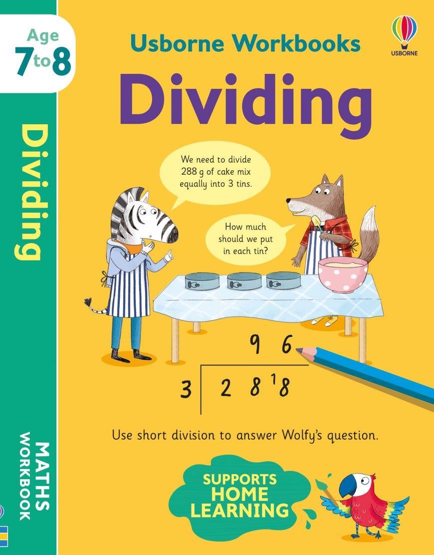 Usborne Workbooks: Dividing 7-8