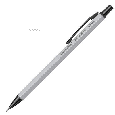 Scrikss HexagoR Versatil Uçlu Kalem Mat Gümüş 0.7 Mm