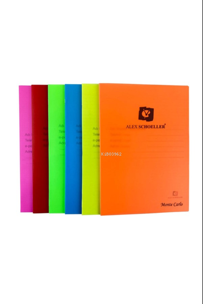  Alex Dikişli PP Kapak Defter A4 100 Yaprak Kareli | Gıpta | 8691734022097 