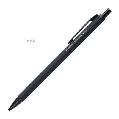 Scrikss Hexagor Versatil Uçlu Kalem Mat Siyah 0.5 Mm