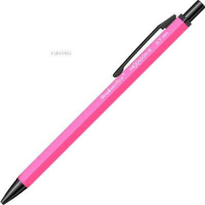 Scrikss HexagoR Versatil Uçlu Kalem Neon Pembe 0.7 Mm