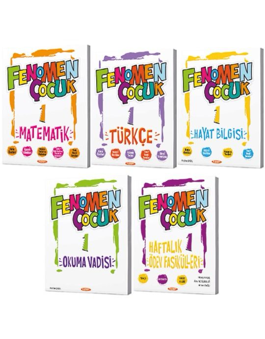  1SINIF FENOMEN ÇOCUK2DÖNEM SET (5 KİTAP) | FENOMEN ÇOCUK | 2039365393654 | SET2023FÇ1+1 | 