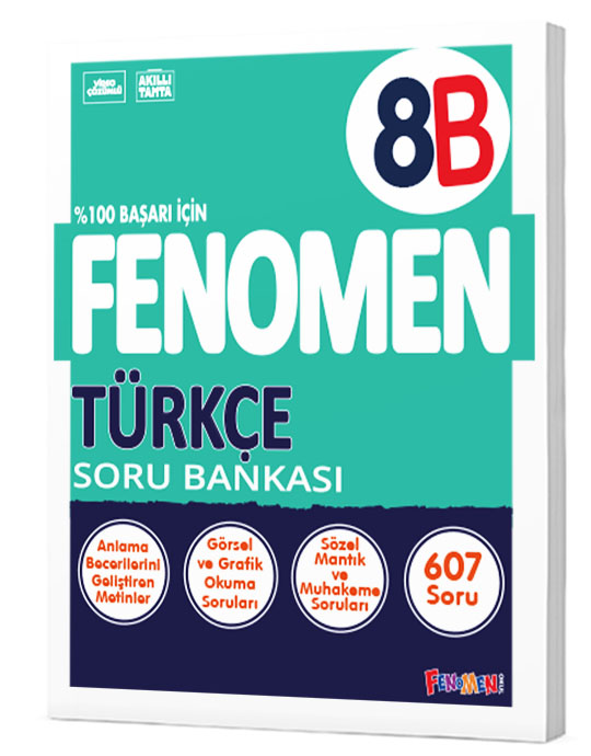  8 FENOMEN TÜRKÇE (B) SORU BANKASI | Mahmut Öztürk | FENOMEN OKUL | 9786057790729 | 
