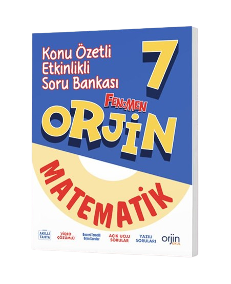  7 ORJIN MATEMATIK KONU ÖZETLI SORU BANKASI | Orjin Serisi | 9786258450675 | 
