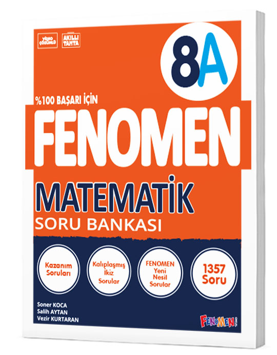  8 FENOMEN MATEMATİK (A) SORU BANKASI | Kolektif | FENOMEN OKUL | 9786257174497 | 