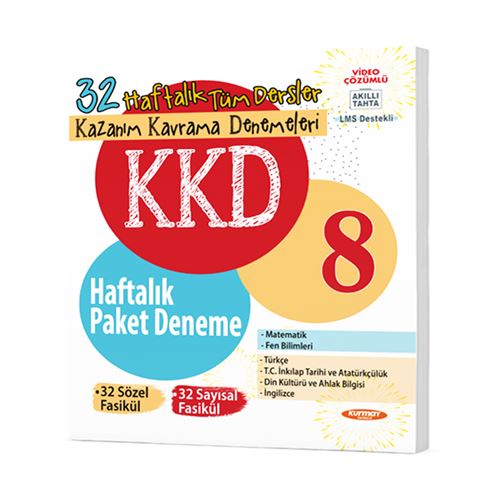  8 KKD TÜM DERSLER HAFTALIK PAKET DENEME (64 FASİKÜL)+(32 OPTİK) | Fenomen Serisi | 9786258450798 | 