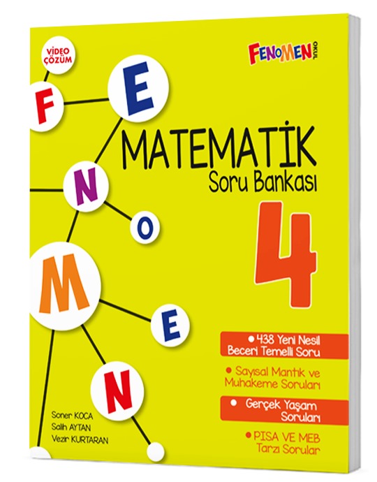  4 FENOMEN MATEMATİK SORU BANKASI | Kolektif | FENOMEN ÇOCUK | 9786257174213 | 