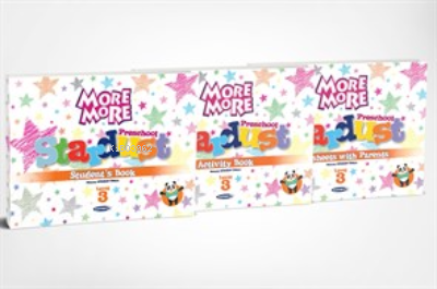 0 MORE&MORE LEVEL 3 PRESCHOOL STARDUST 56 YAŞ (3 LÜ SET) | Kolektif | MORE&MORE İLKOKUL | 9786052310304 | 