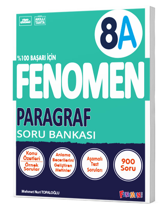  8 FENOMEN PARAGRAF (A) SORU BANKASI | Fenomen Serisi | 9786256972391 | 