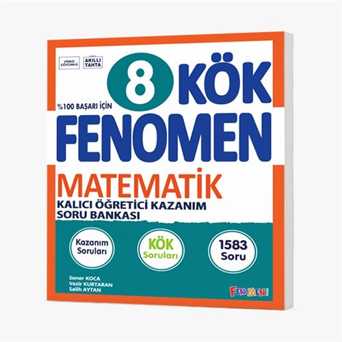  8 FENOMEN KÖK MATEMATİK SORU BANKASI | FENOMEN OKUL | 9786256972339 | 
