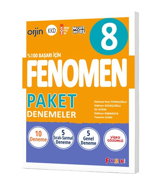  8 FENOMEN TÜM DERSLER PAKET DENEMELER (10 DENEME) | Kolektif | Fenomen Serisi | 9786257174299 | 