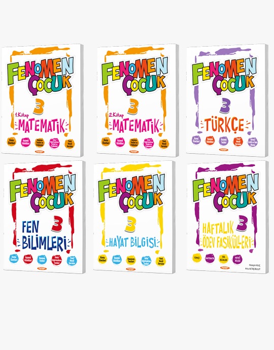  3 FENOMEN SET (6 KİTAP) | Kolektif | FENOMEN ÇOCUK | 3990000000056 | 
