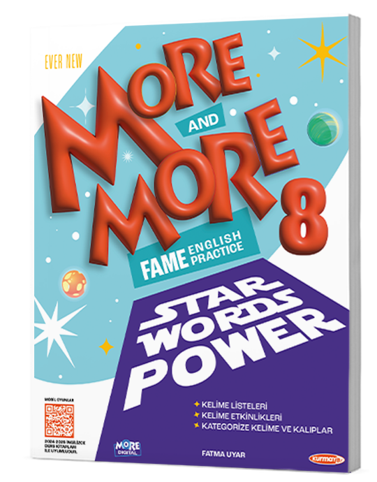  8 MORE&MORE STAR WORDS POWER | Kolektif | MORE&MORE ORTAOKUL | 9786057790163 | 