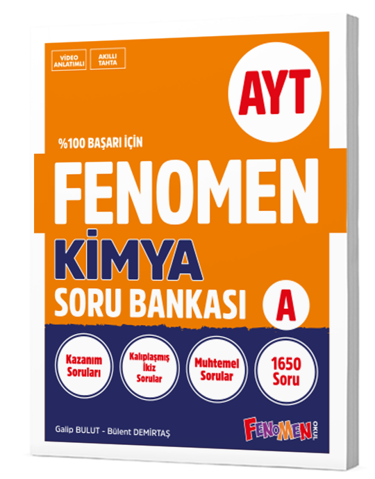  FENOMEN AYT VAF KİMYA SORU BANKASI (A) | FENOMEN VAF | 9786256226302 | 