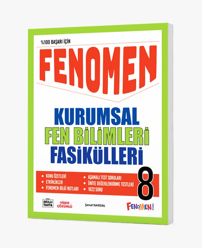  8 FENOMEN KURUMSAL FEN BİLİMLERİ FASİKÜLLERİ (1234567 FASİKÜL) | FK | 9786057790750 | 