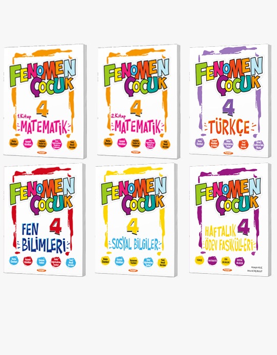 4 FENOMEN SET (6 KİTAP) | Kolektif | FENOMEN ÇOCUK | 3990000000032 | 