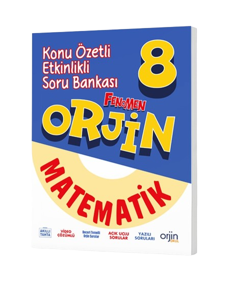  8 ORJIN MATEMATIK KONU ÖZETLI ETKINLIKLI SORU BANKASI | Orjin Serisi | 9786258450644 | 