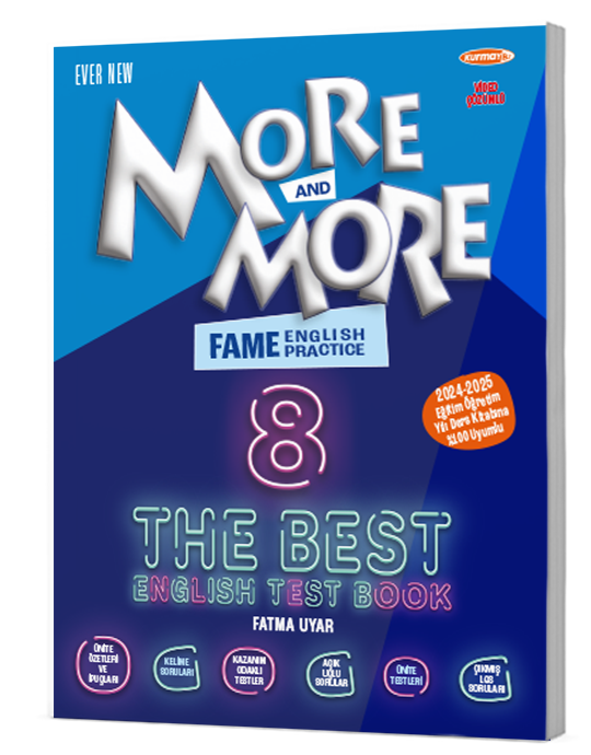  8 MORE&MORE FAME THE BEST TEST BOOK | Fatma Uyar | MORE&MORE ORTAOKUL | 9786057790088 | 