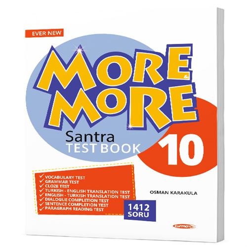 10 MORE&MORE SANTRA TEST BOOK | Osman Karakula | More & More Serisi | 9786057790248 | 