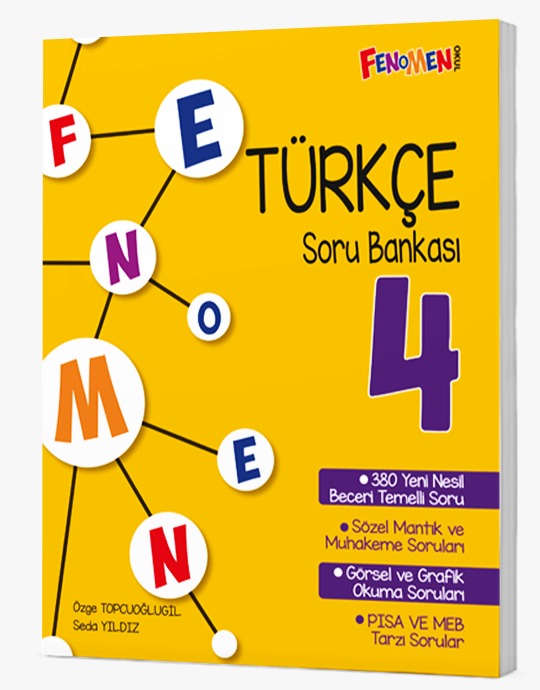  4 FENOMEN TÜRKÇE SORU BANKASI | Kolektif | FENOMEN ÇOCUK | 9786257174282 | 