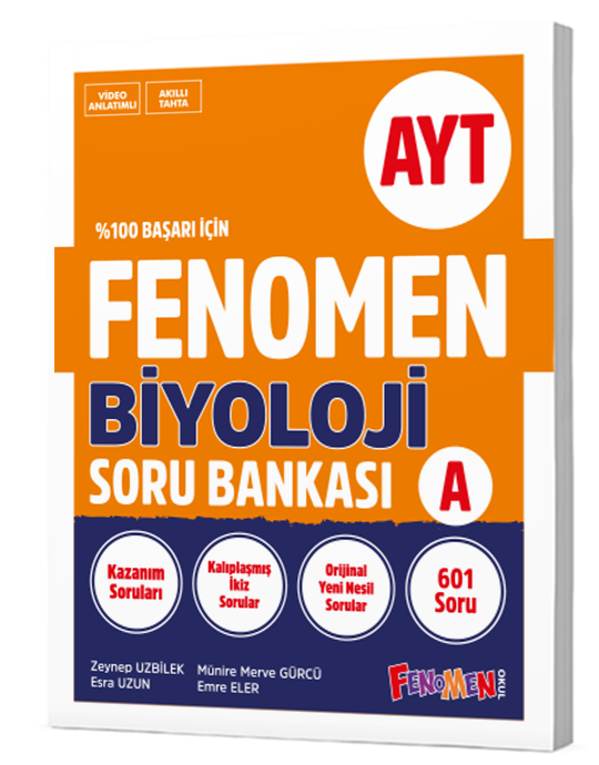  FENOMEN AYT VAF BİYOLOJİ SORU BANKASI (A) | FENOMEN VAF | 9786257523820 | 
