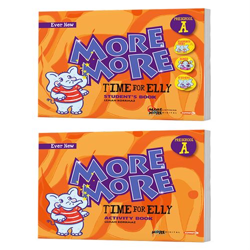  0 MORE&MORE TIME FOR ELLY PRESCHOOL (A) 45 YAŞ (2 Lİ SET) | MORE&MORE İLKOKUL | 9786257174350 | 
